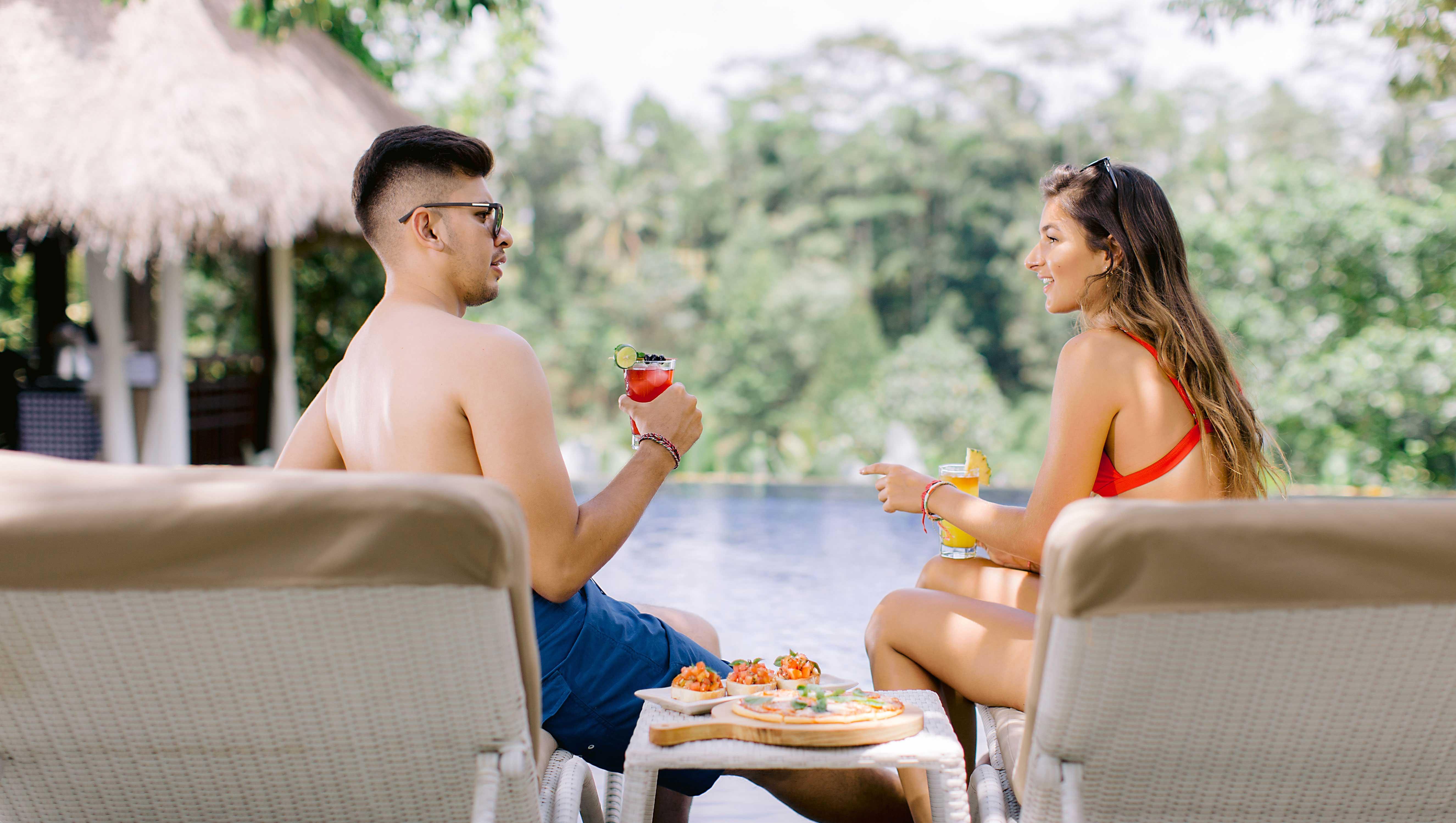 Tejaprana Resort & Spa Ουμπούντ Εξωτερικό φωτογραφία A couple at a resort in Bali, Indonesia