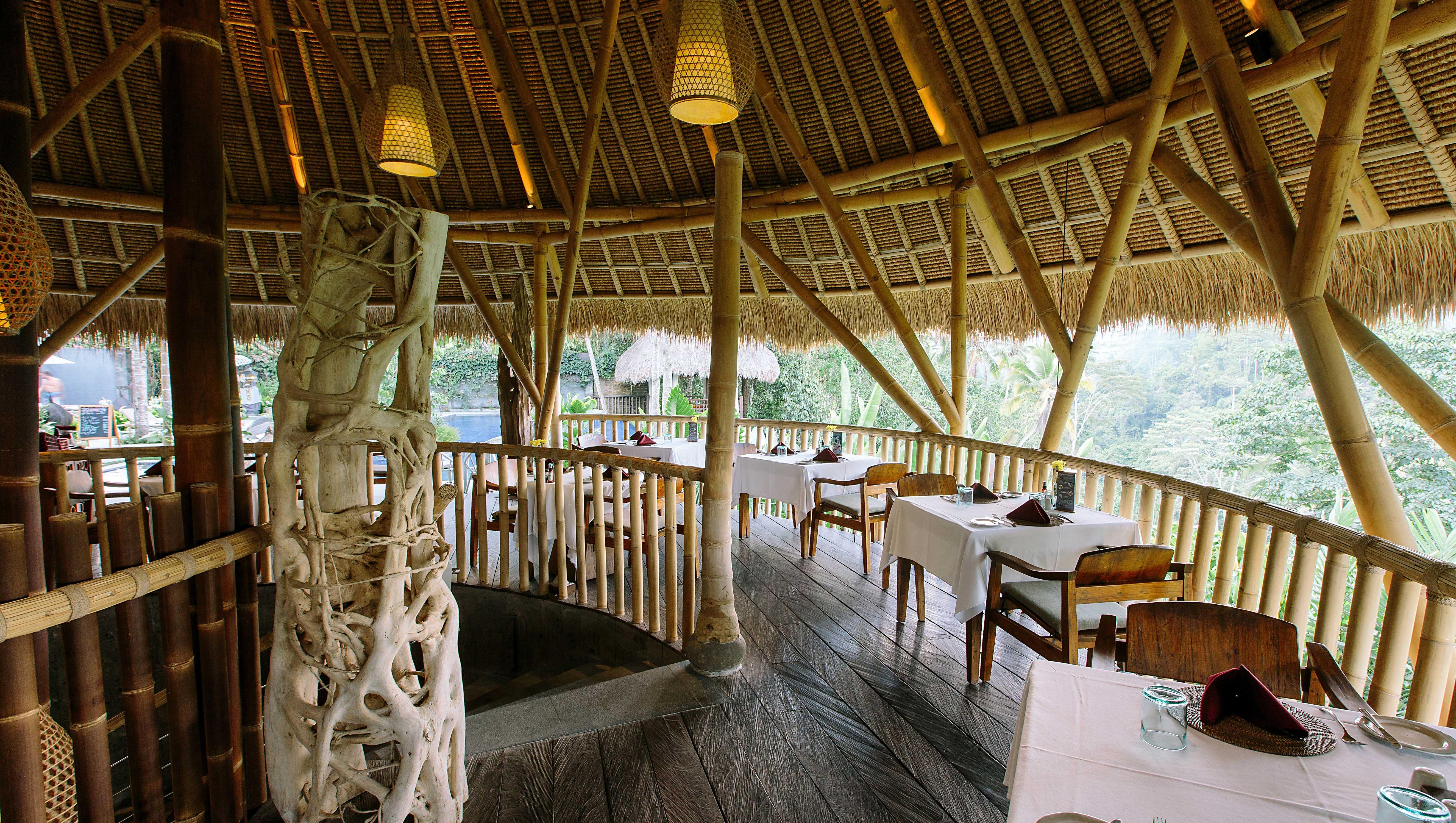 Tejaprana Resort & Spa Ουμπούντ Εξωτερικό φωτογραφία The restaurant at the resort