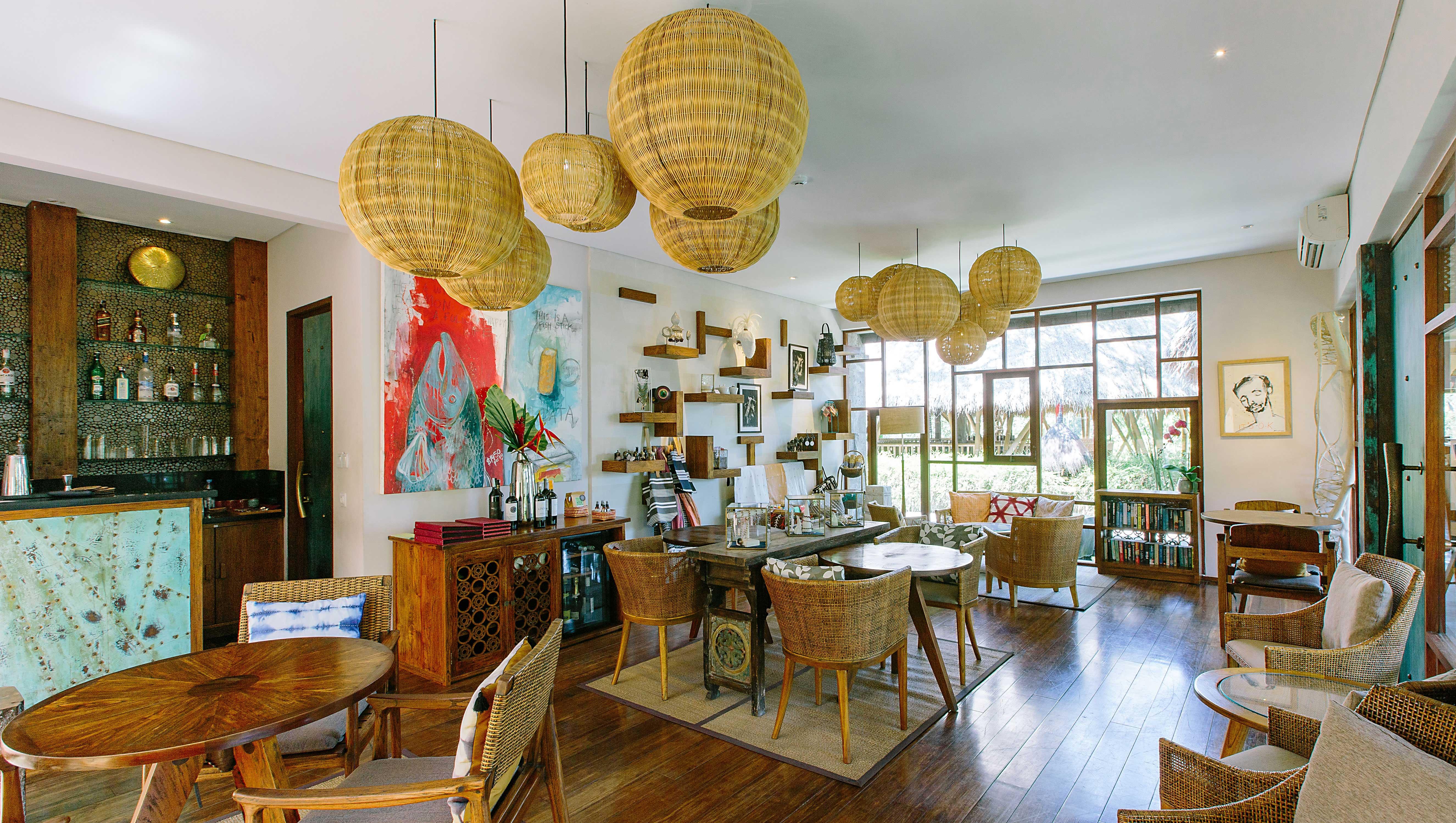 Tejaprana Resort & Spa Ουμπούντ Εξωτερικό φωτογραφία The interior of the restaurant