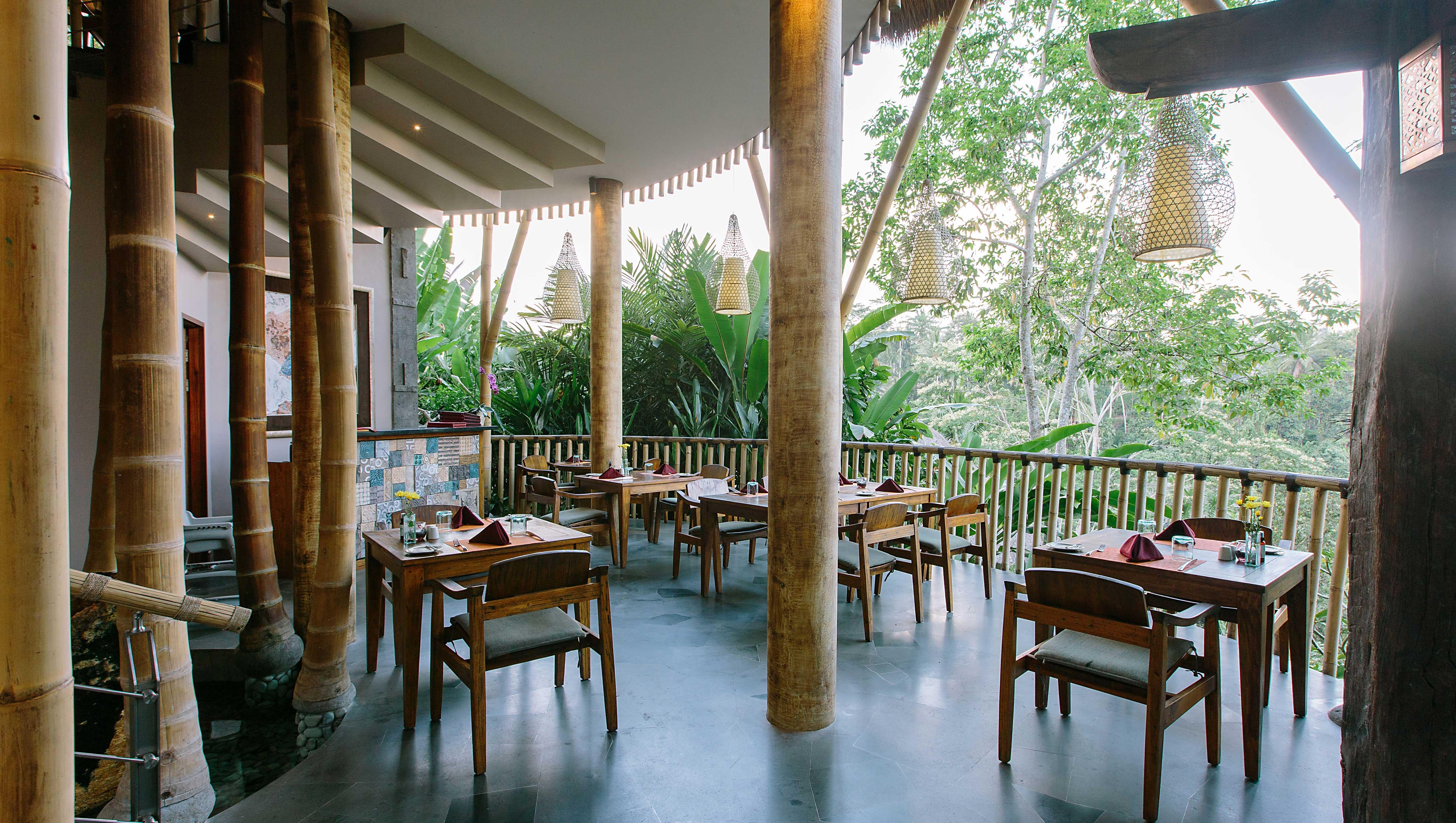Tejaprana Resort & Spa Ουμπούντ Εξωτερικό φωτογραφία The restaurant at the resort