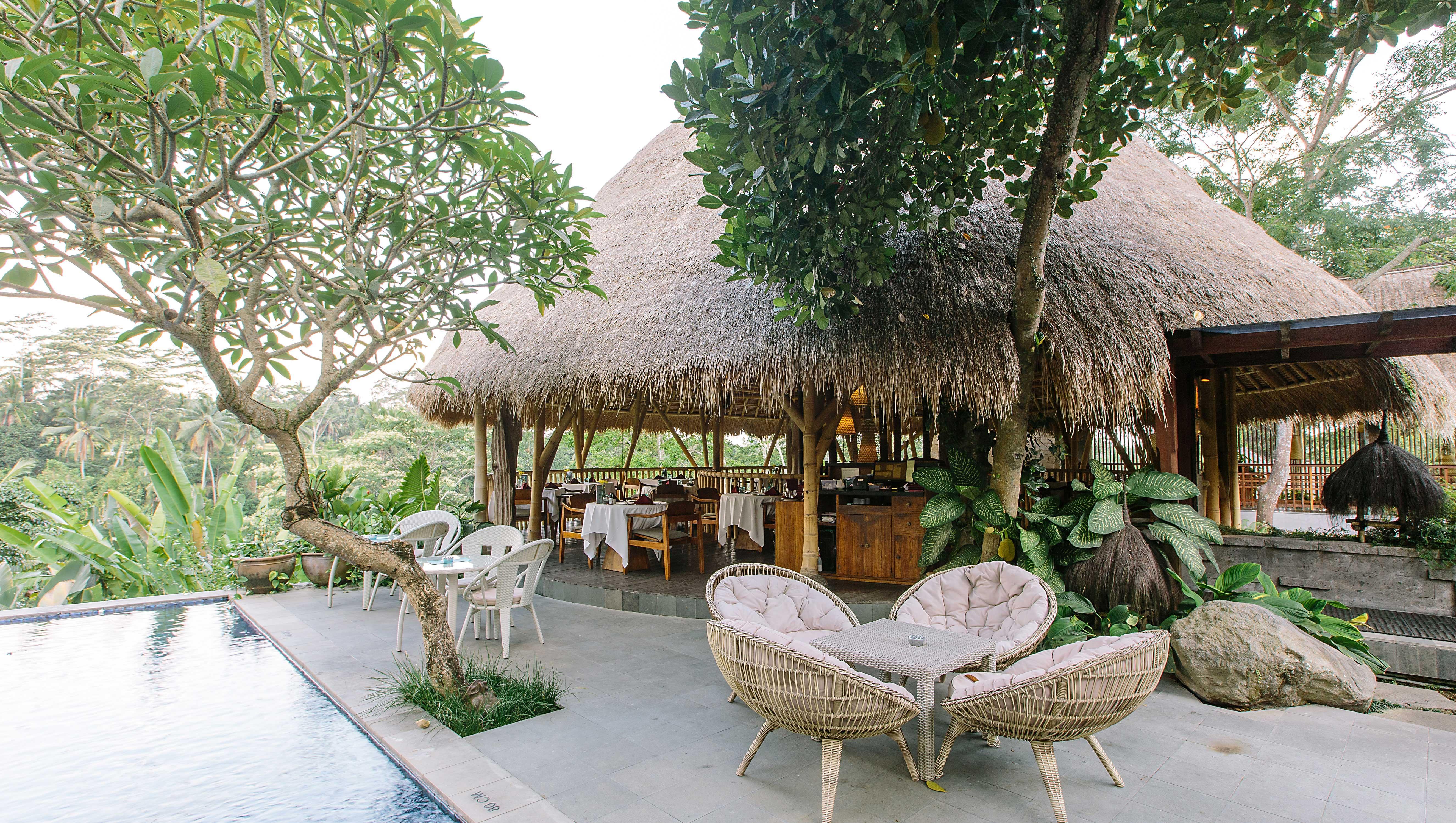 Tejaprana Resort & Spa Ουμπούντ Εξωτερικό φωτογραφία The restaurant at the resort